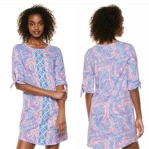 Lilly Pulitzer Preston Dress in‎ Coastal Blue XS
